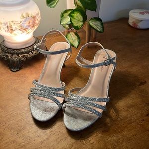 Sparkly kitten heels